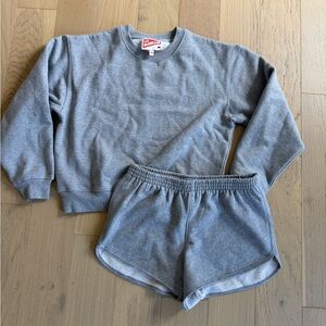 The Blank Lab Sweatshirt and Shorts Set